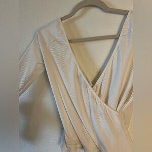 Lulus white long sleeve